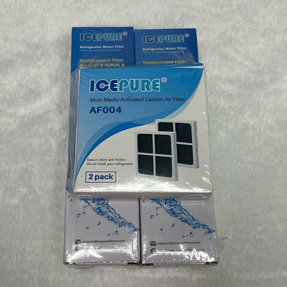 ICEPURE Replacement Fridge Water Filter RWF1200A Activated Carbon Air 2pack